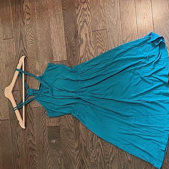Super cute, short, teal summer dress from RICKI'S - Picture 1 of 2